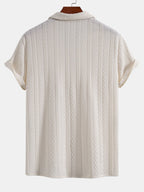 Textured Jacquard Cuban <tc>S</tc>hirt