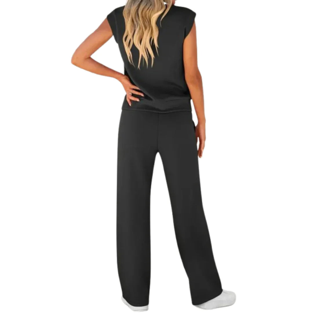 ELARA™ – Casual Summer Soft Lounge Co-Ord