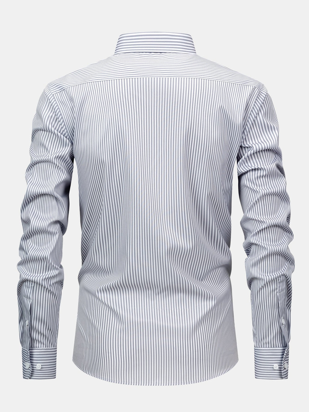 Long Sleeve Striped Shirt with Buttons