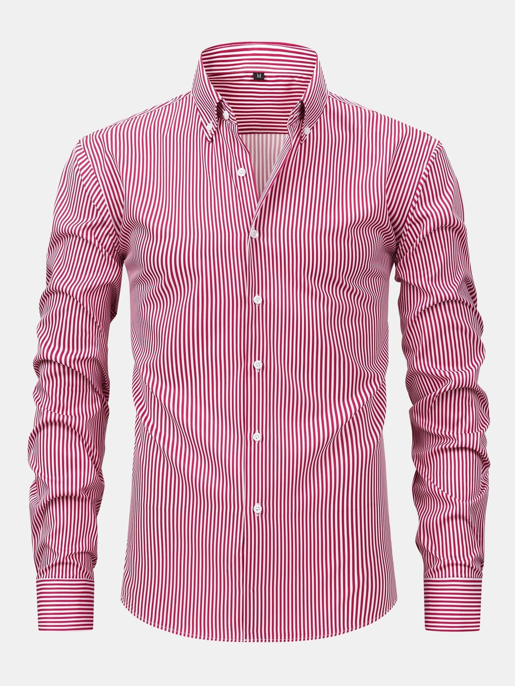 Long Sleeve Striped Shirt with Buttons