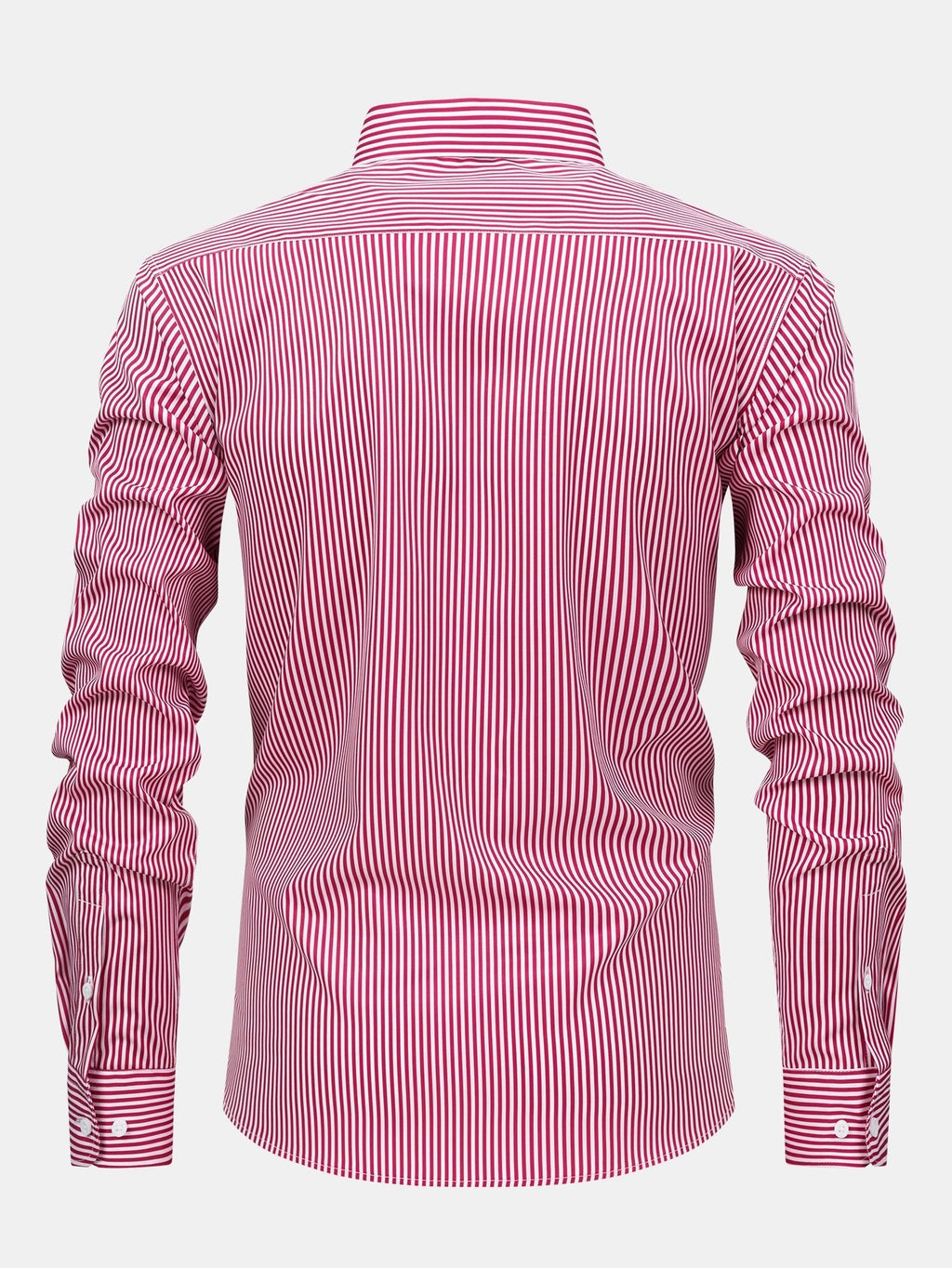 Long Sleeve Striped Shirt with Buttons