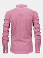 Long Sleeve Striped Shirt with Buttons