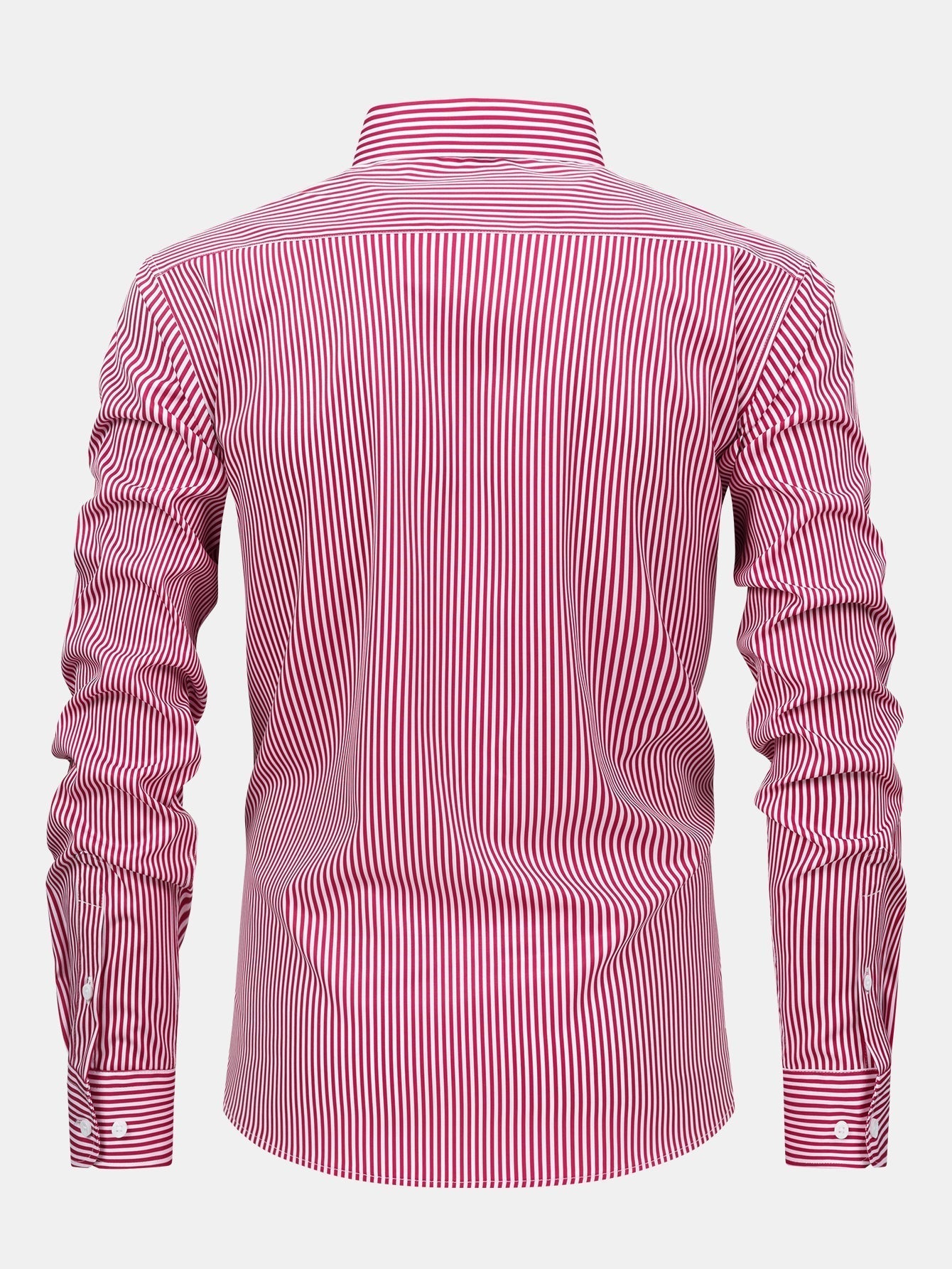 Long Sleeve Striped Shirt with Buttons