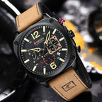 Business Leather Quartz Watch™ - Olsen & Olsen