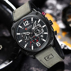 Business Leather Quartz Watch™ - Olsen & Olsen