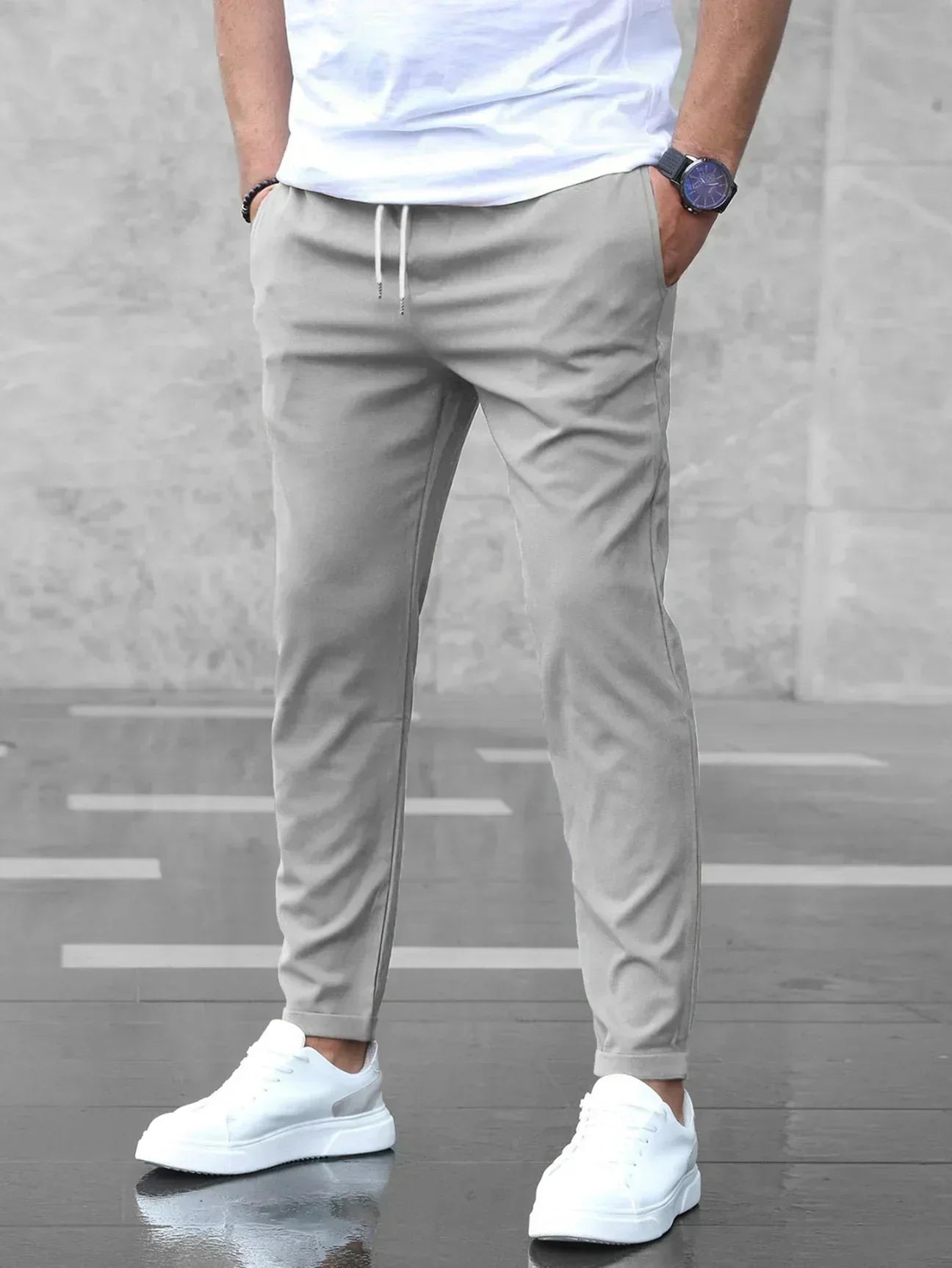 Gino | Elegant Stretch Pants – High-End Comfort and Style