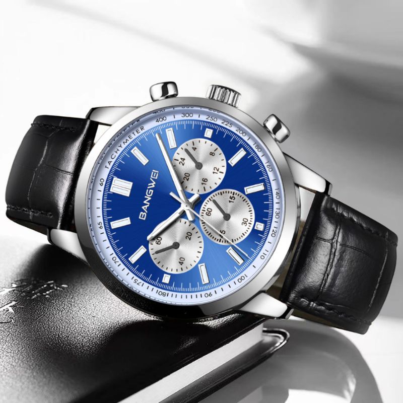 Quartz Military Leather Sport Casual™ Watch - Olsen & Olsen