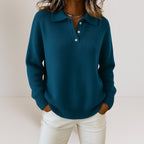 Amelia™ | Soft Knitted Sweater with Collar