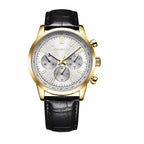 Quartz Military Leather Sport Casual™ Watch - Olsen & Olsen