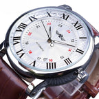 Luxury Leather Automatic Complete Watch™ - Olsen & Olsen