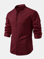 Ribbed High Neck Shirt, Muscle Fit, Long Sleeves
