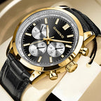 Quartz Military Leather Sport Casual™ Watch - Olsen & Olsen
