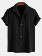 Textured Jacquard Cuban <tc>S</tc>hirt