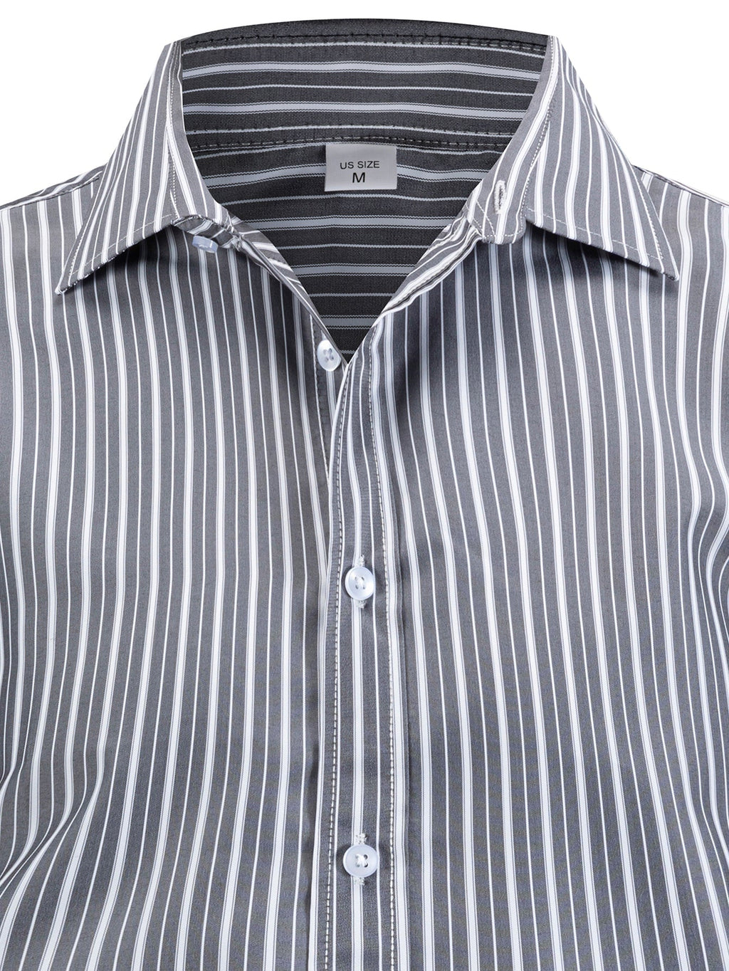 Long Sleeve Striped Button-Up Shirt