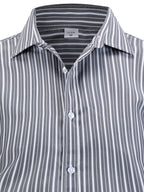 Long Sleeve Striped Button-Up Shirt