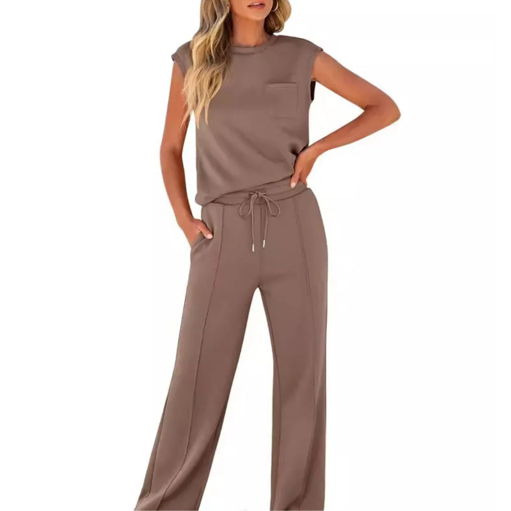 ELARA™ – Casual Summer Soft Lounge Co-Ord