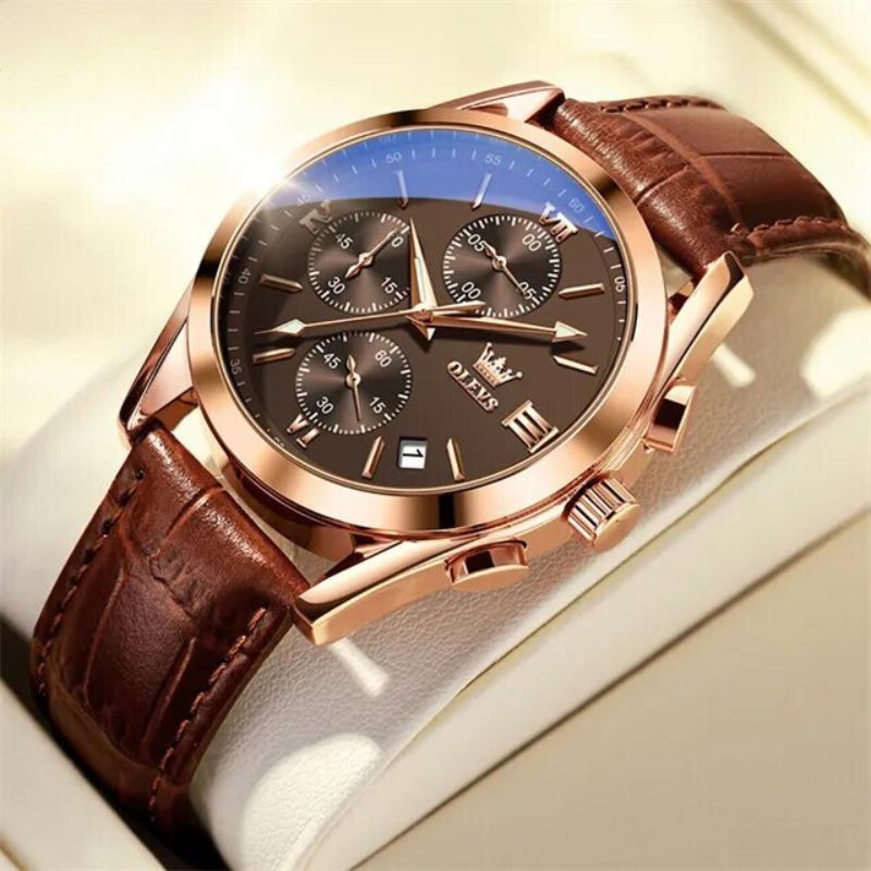 Luminous Quartz Chronograph Watch™ - Olsen & Olsen