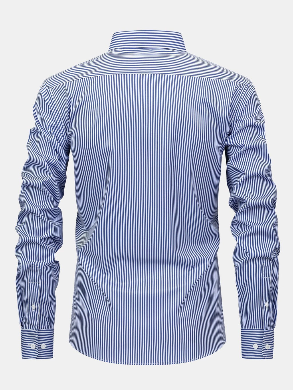 Long Sleeve Striped Shirt with Buttons