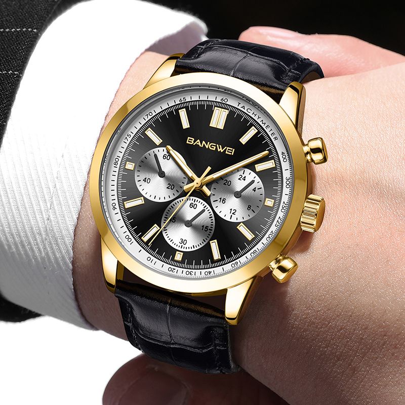 Quartz Military Leather Sport Casual™ Watch - Olsen & Olsen