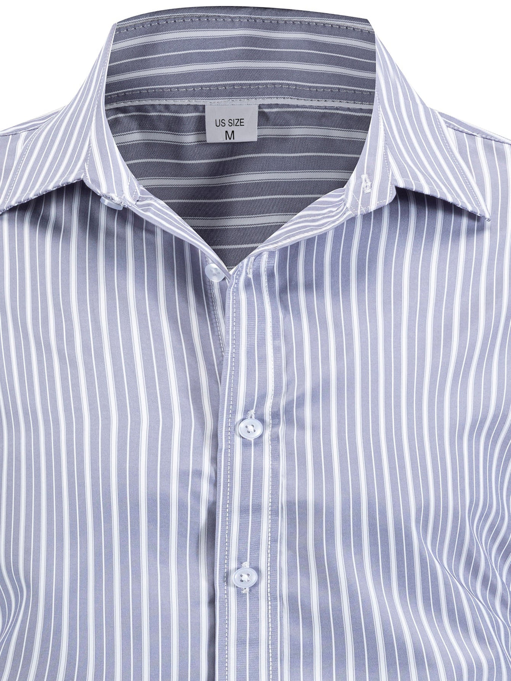 Long Sleeve Striped Button-Up Shirt