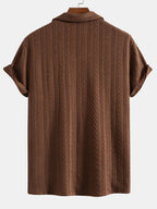 Textured Jacquard Cuban <tc>S</tc>hirt
