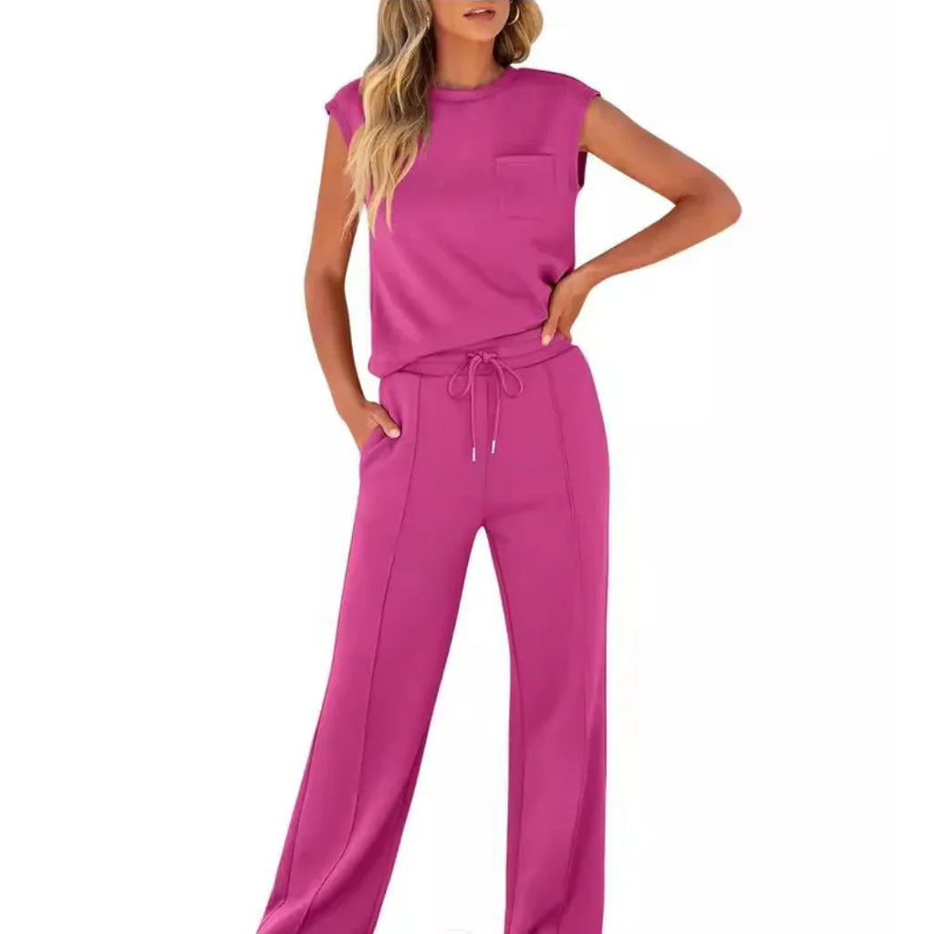 ELARA™ – Casual Summer Soft Lounge Co-Ord