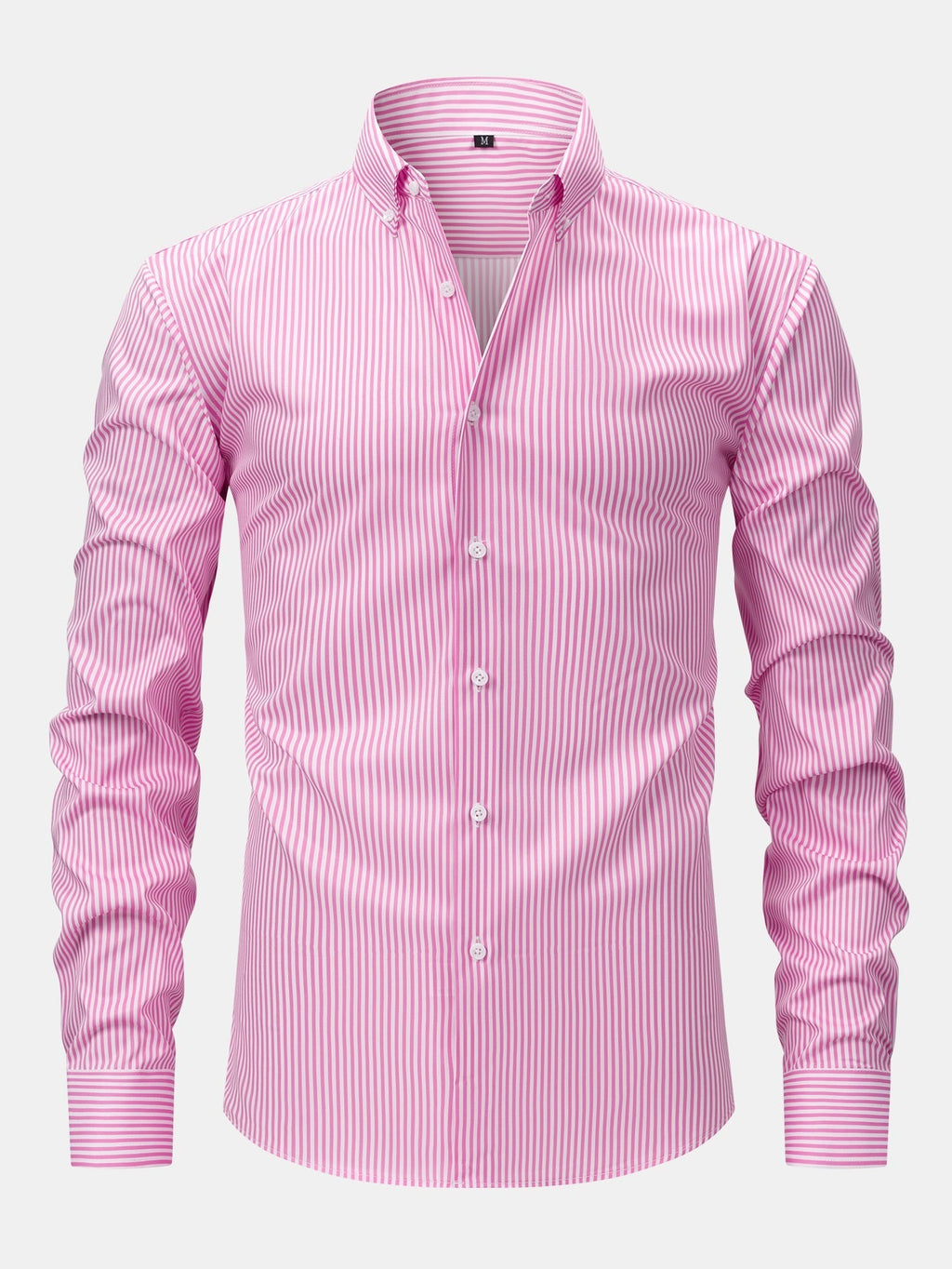 Long Sleeve Striped Shirt with Buttons