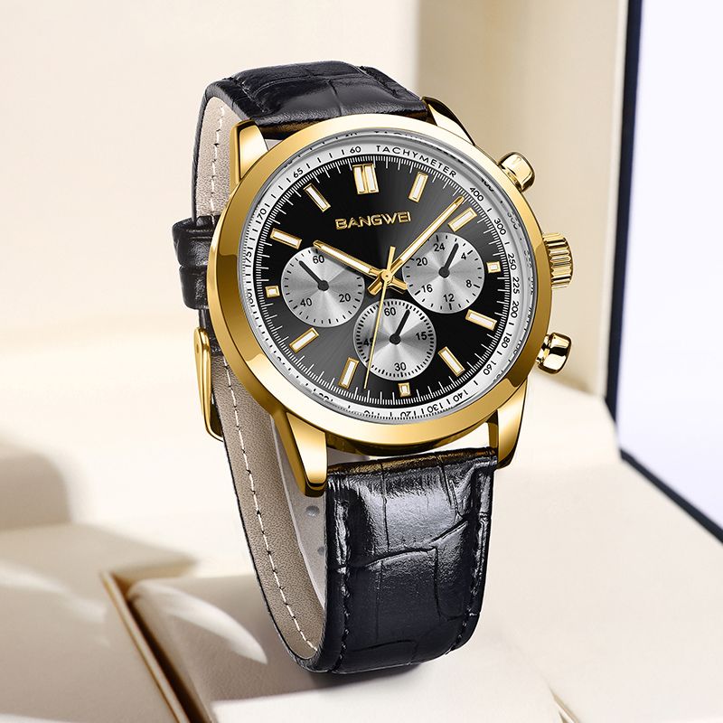 Quartz Military Leather Sport Casual™ Watch - Olsen & Olsen