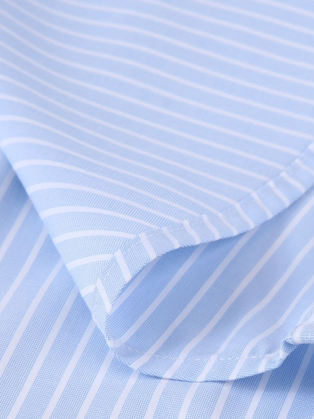 Contrast Collar Shirt with Stripes
