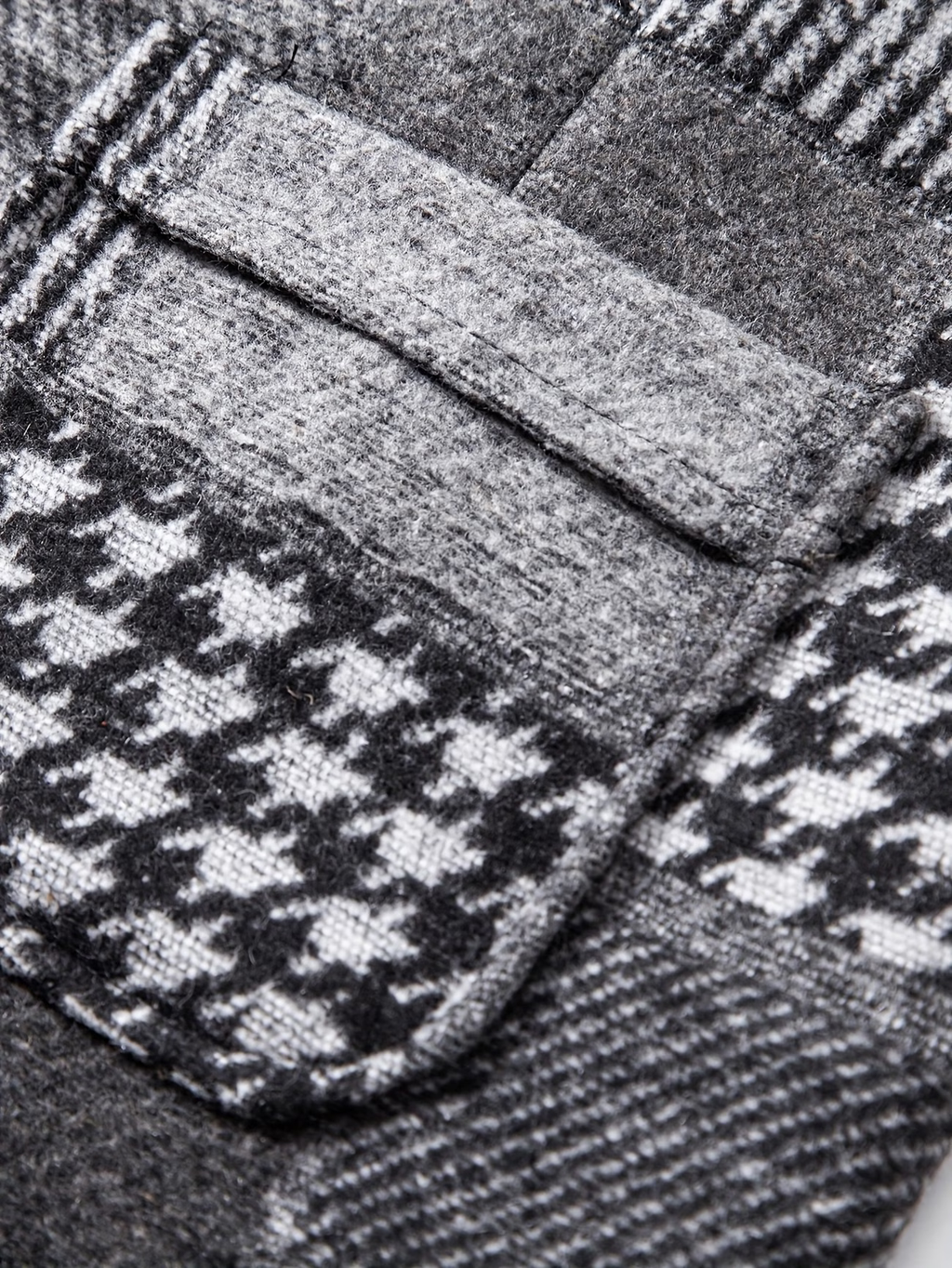 Matt | Patchwork Tweed Waistcoat with Herringbone Pattern