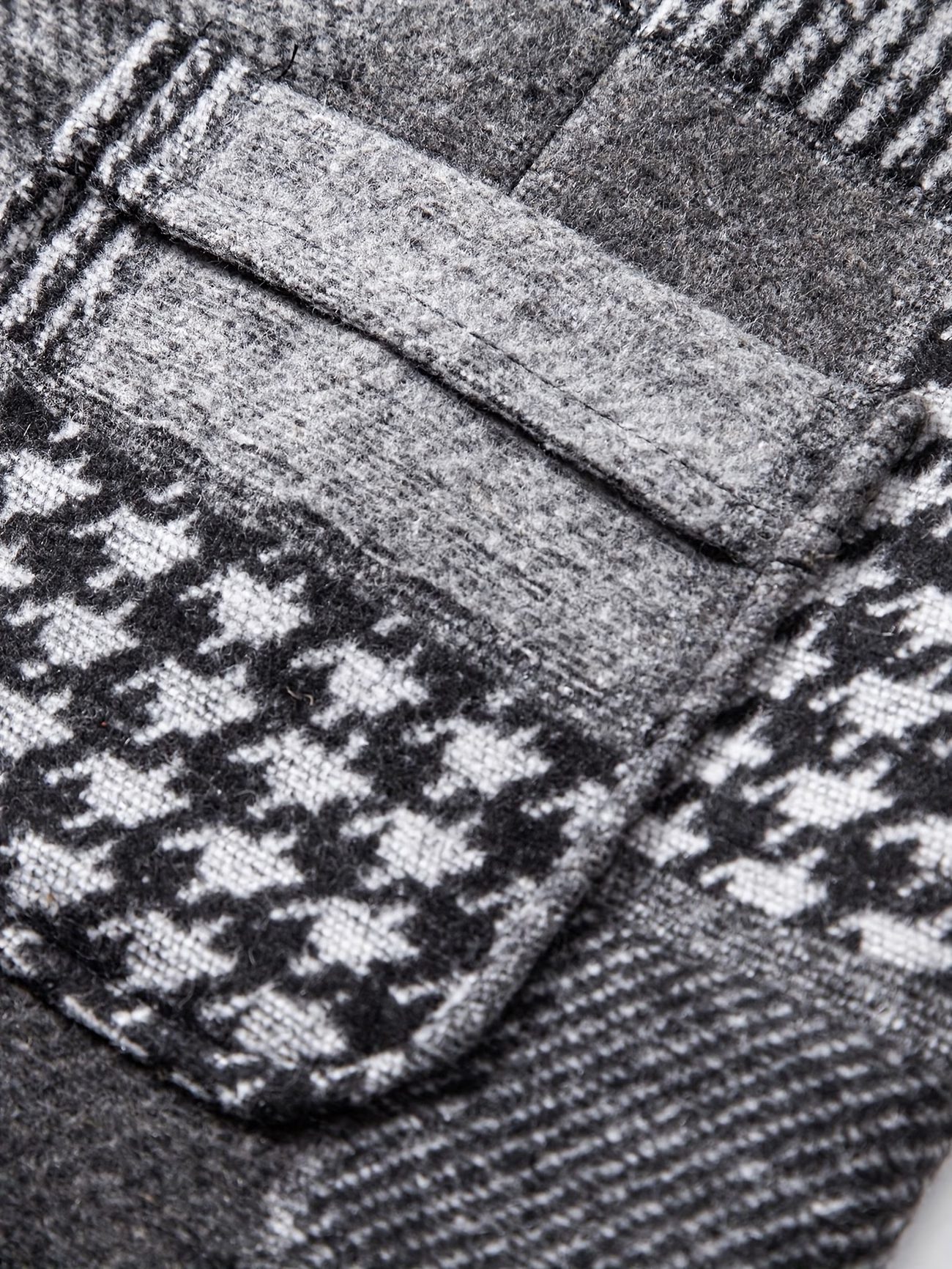 Matt | Patchwork Tweed Waistcoat with Herringbone Pattern