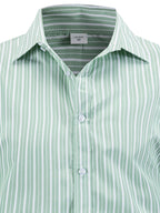 Long Sleeve Striped Button-Up Shirt