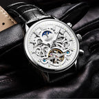 Mechanical Automatic Watch with Leather Strap™ - Olsen & Olsen