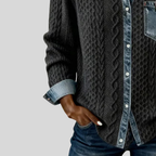 Simone™ | Denim Patches Shirt