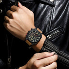 Business Leather Quartz Watch™ - Olsen & Olsen