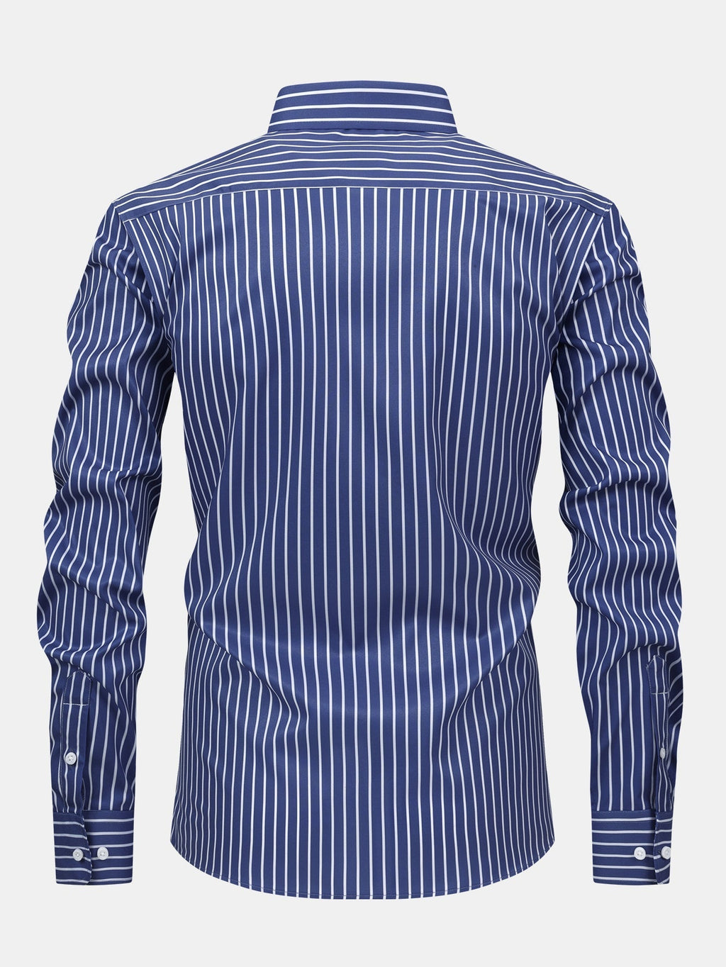 Long Sleeve Striped Shirt with Buttons