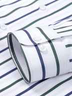 Long Sleeve Striped Button-Up Shirt