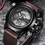 Olsen & Olsen Double Time Fashion Chronograph Watch