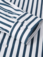 Long Sleeve Striped Shirt with Buttons