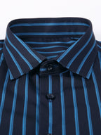 Long Sleeve Striped Shirt with Buttons