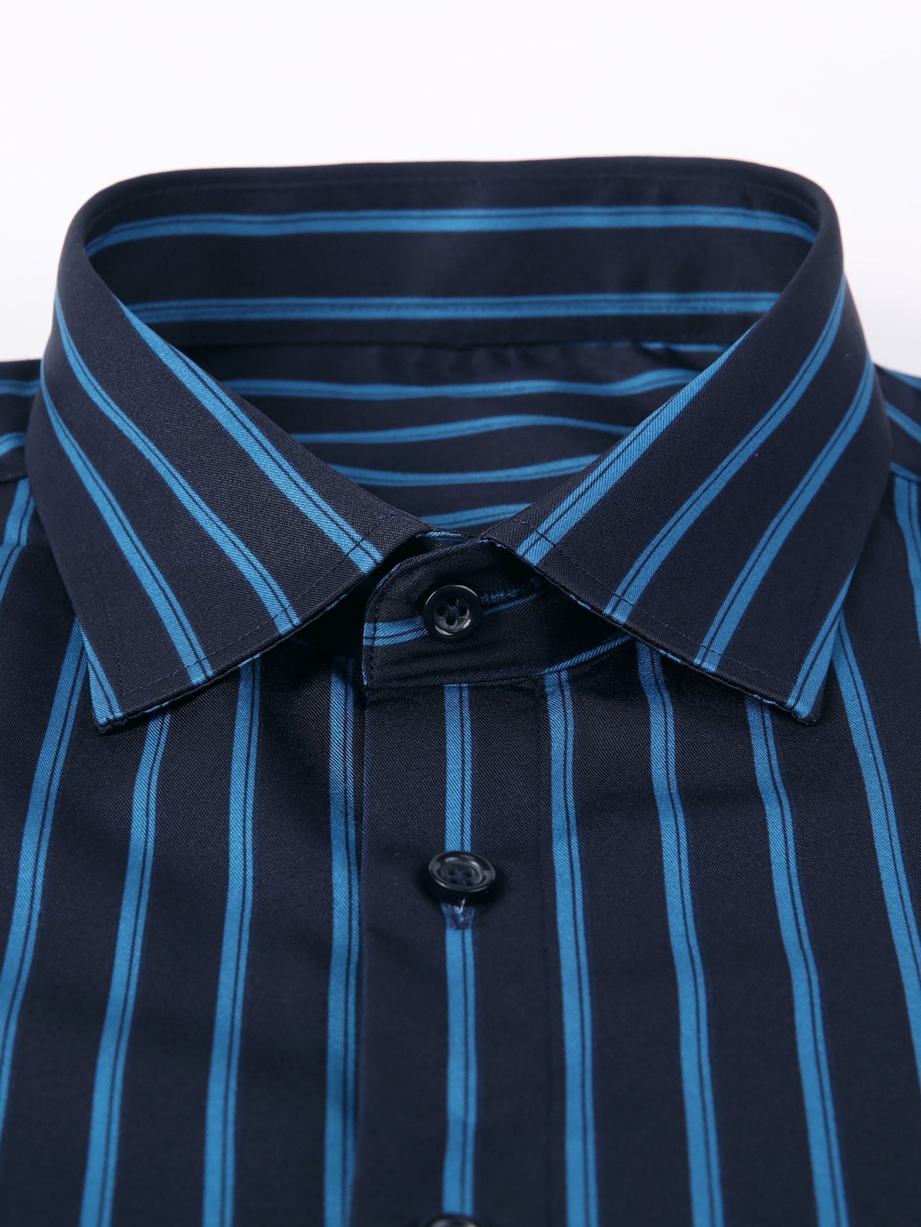 Long Sleeve Striped Shirt with Buttons