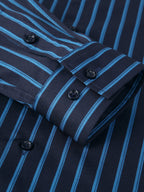 Long Sleeve Striped Shirt with Buttons