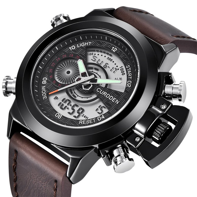 Olsen & Olsen Double Time Fashion Chronograph Watch