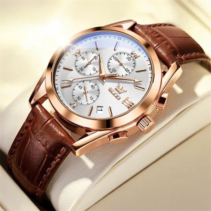 Luminous Quartz Chronograph Watch™ - Olsen & Olsen