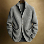 Preston | Men’s Ribbed Wool Cardigan