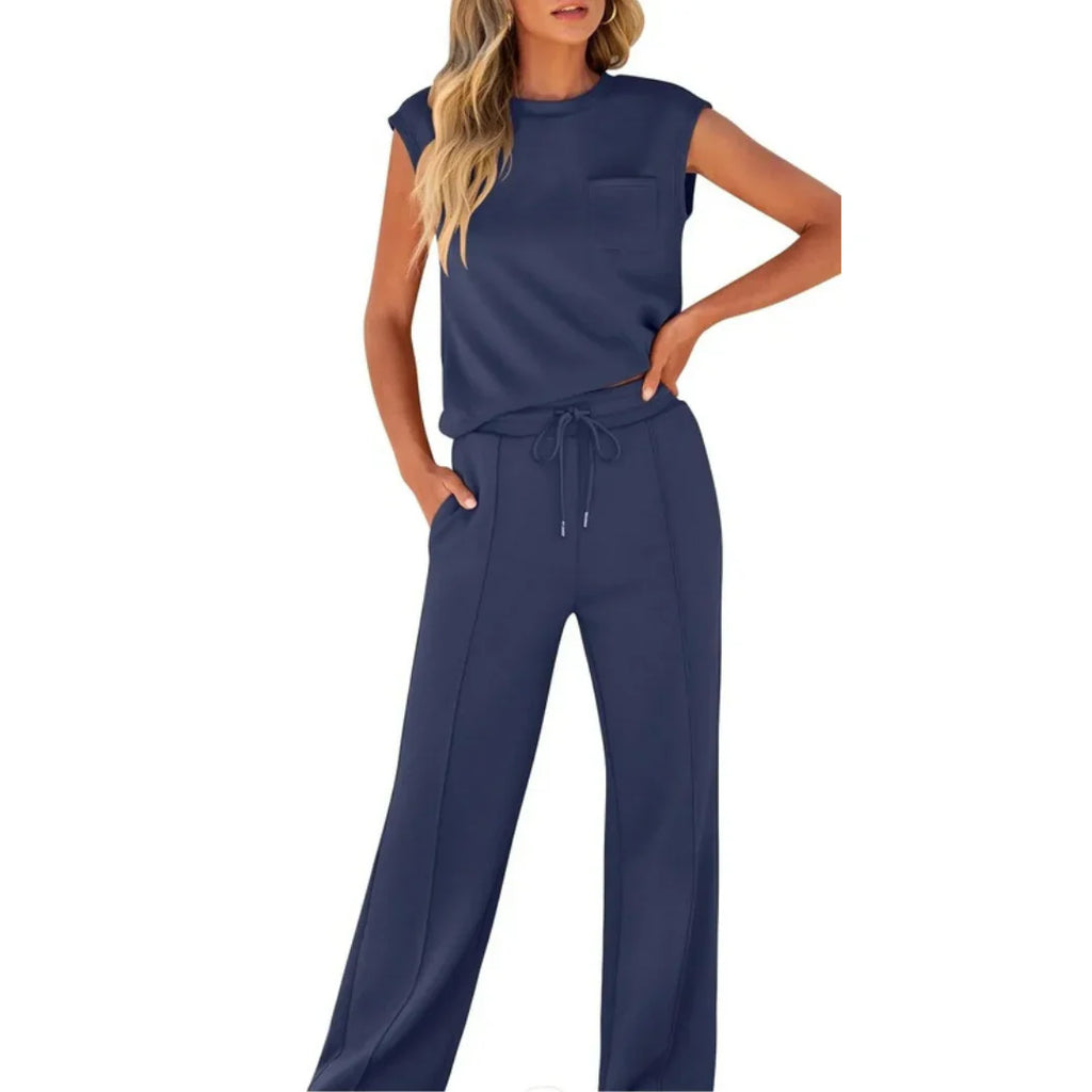 ELARA™ – Casual Summer Soft Lounge Co-Ord
