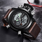 Olsen & Olsen Double Time Fashion Chronograph Watch