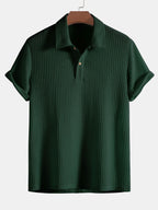 Knitted Waffle Polo