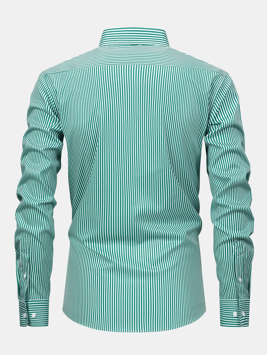 Long Sleeve Striped Shirt with Buttons