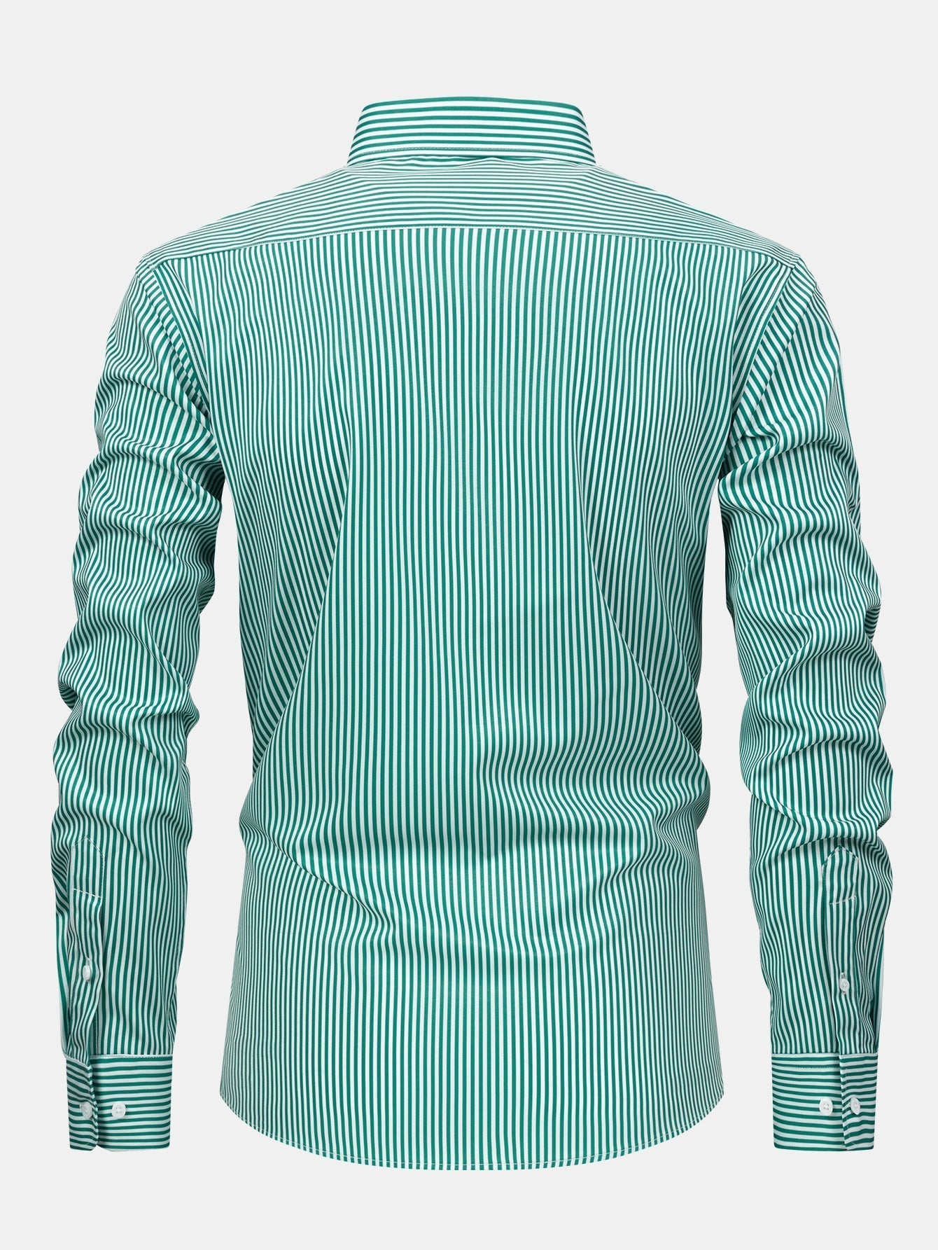 Long Sleeve Striped Shirt with Buttons